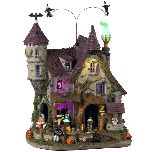 Lemax Spooky Town Wicked Garden Coven