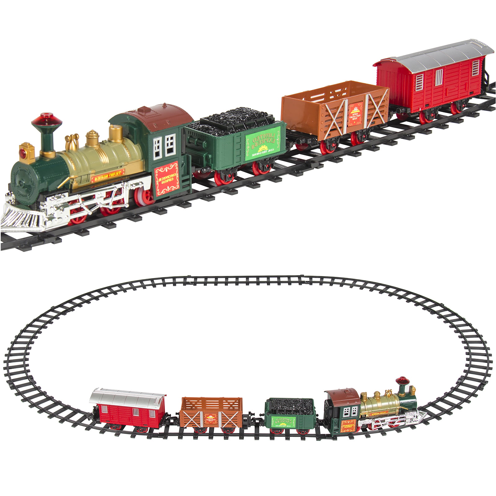 Best Choice Products Classic Electric Railway Kids Train Set