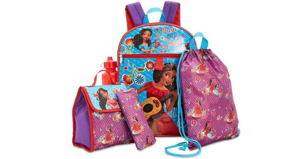 Disney Princess Elena of Avalor 5pc Backpack Set