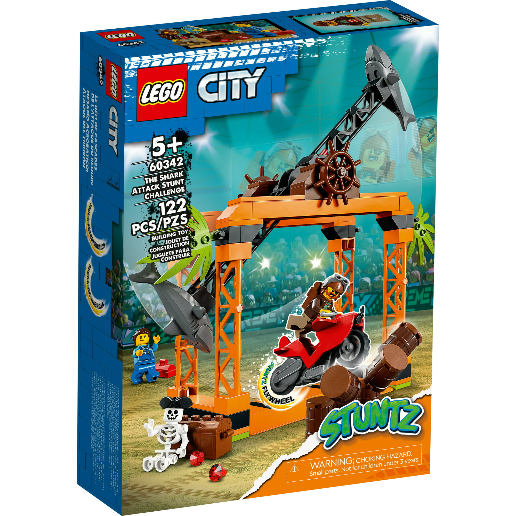LEGO City Stuntz The Shark Attack Stunt Challenge 60342