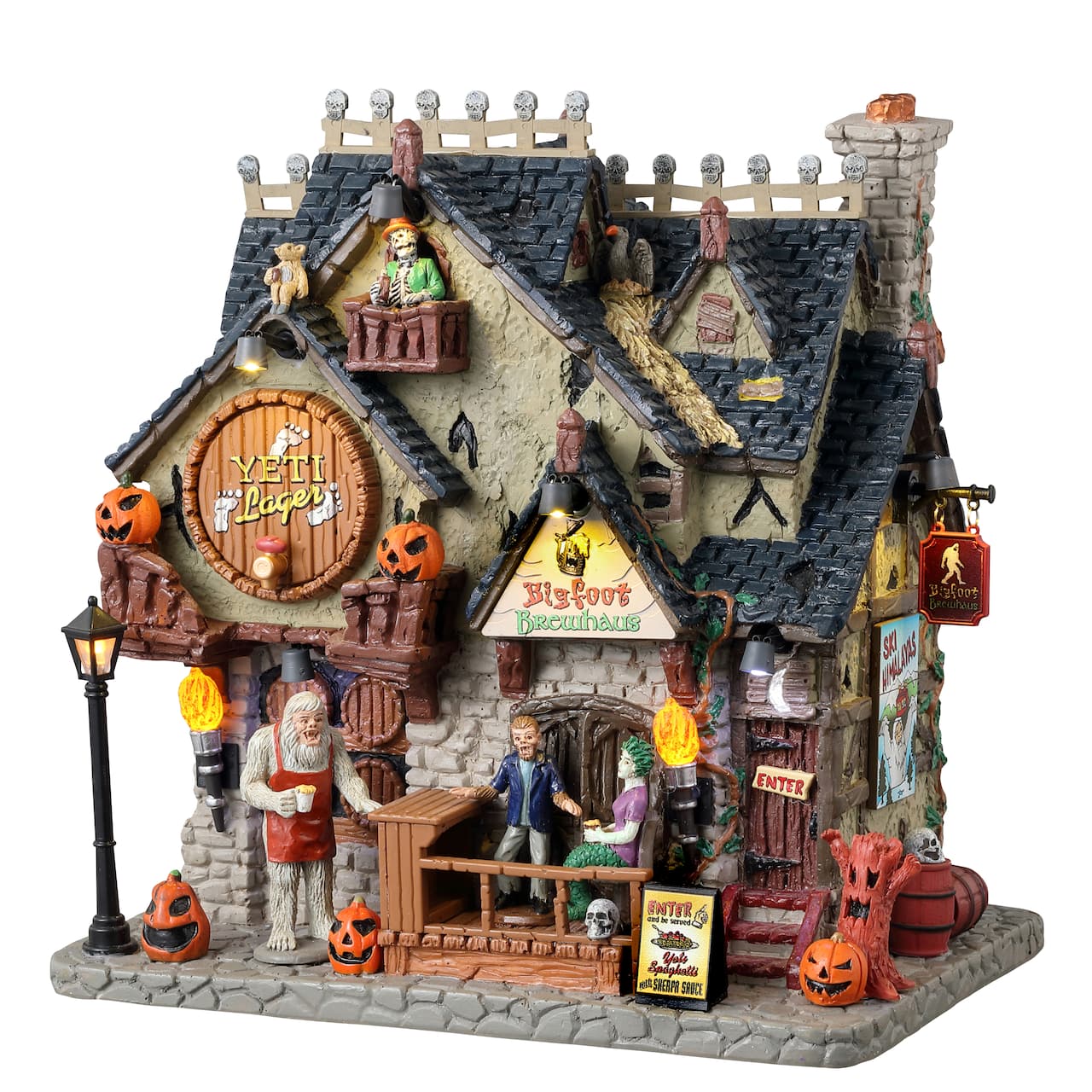Lemax Spooky Town Bigfoot Brewhaus
