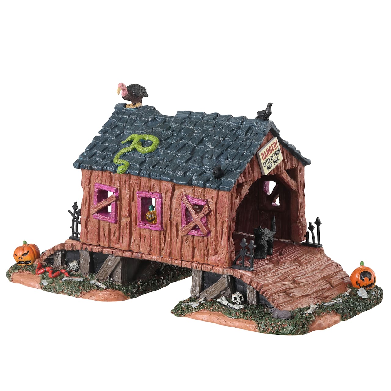 Lemax Spooky Town Creepy Covered Bridge