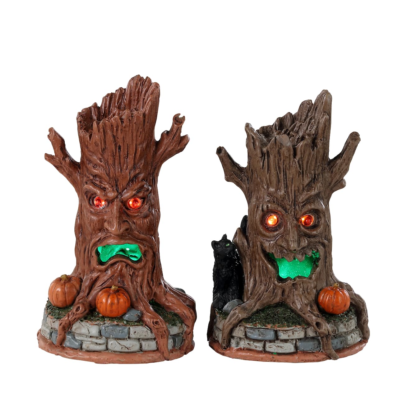 Lemax Spooky Town Haunted Tree Trunks Set