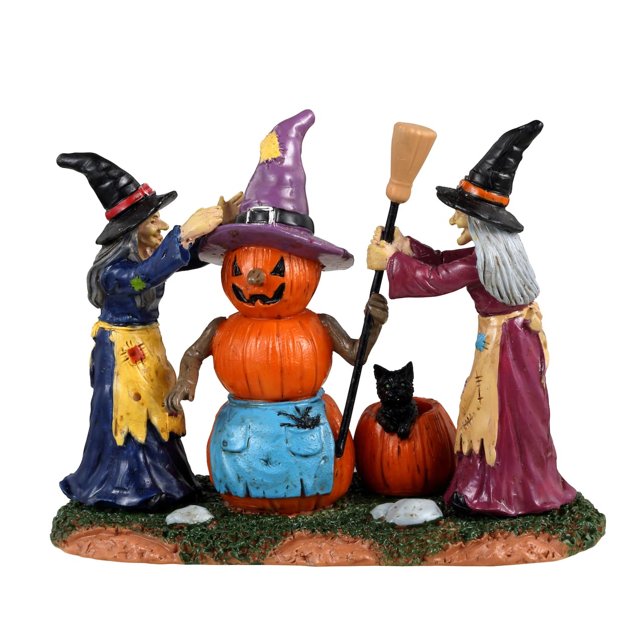 Lemax Spooky Town Pumpkin Witches Figurine