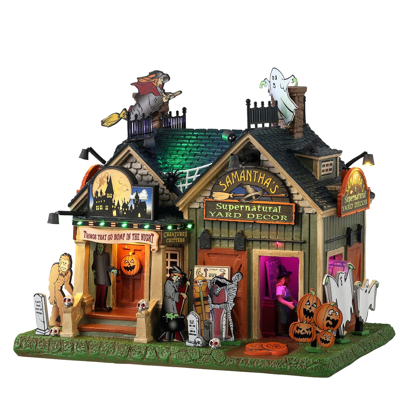 Lemax Spooky Town Samantha's Supernatural Yard Decor