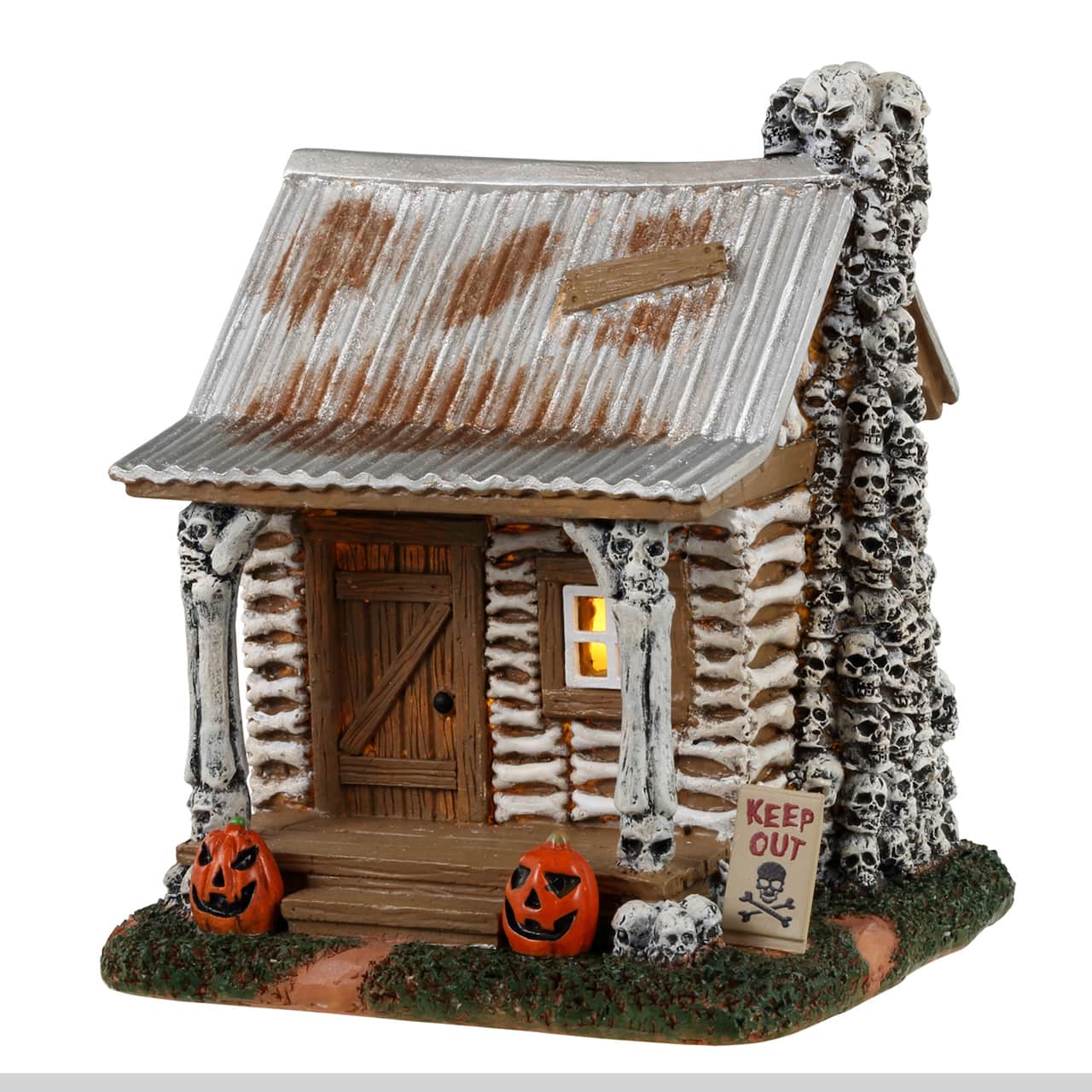 Lemax Spooky Town Skeleton Cottage