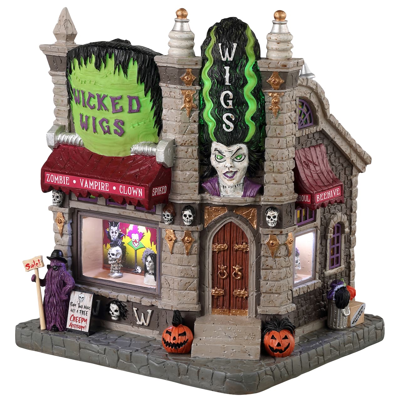 Lemax Spooky Town Wicked Wigs