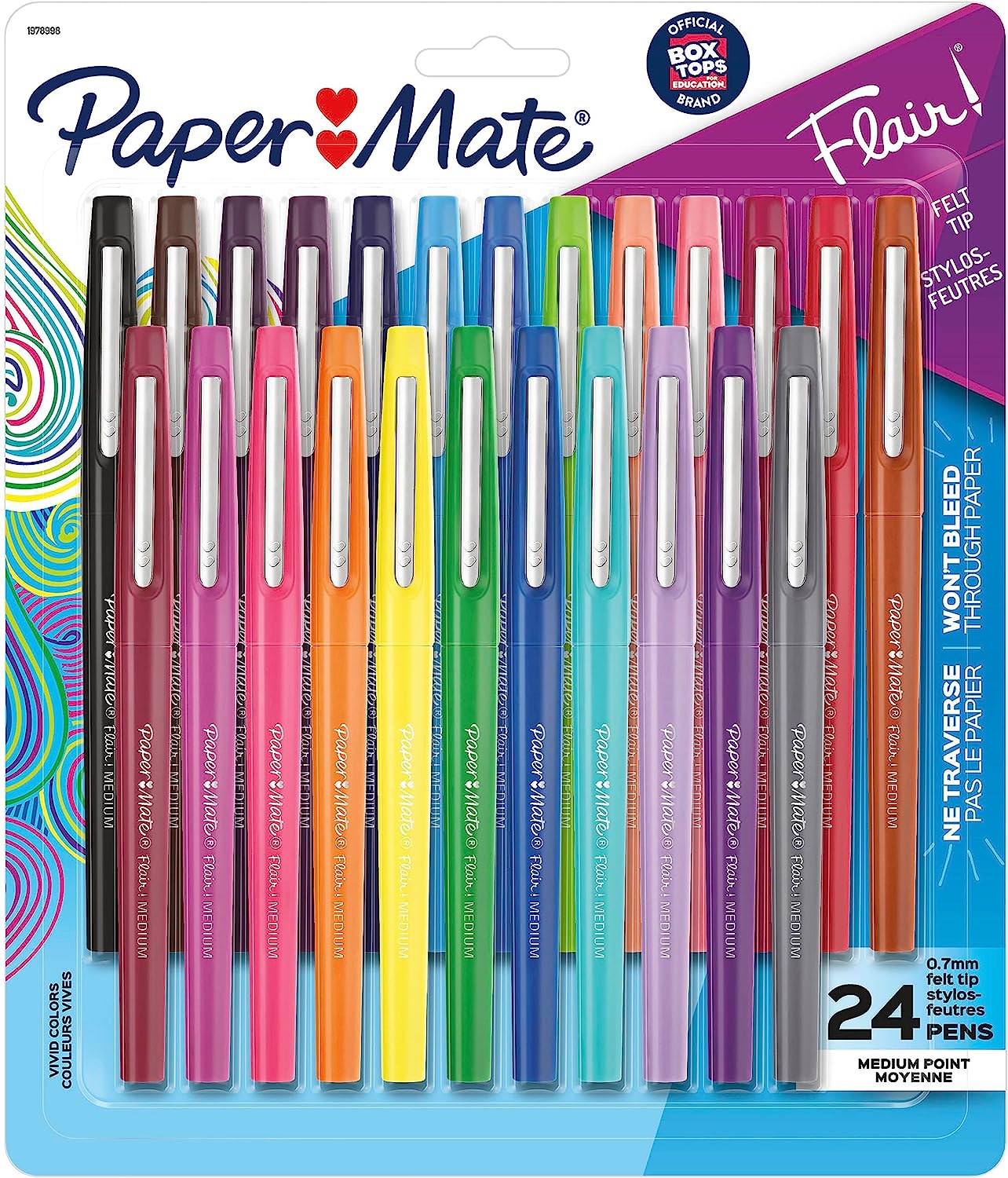 Paper Mate Flair Felt Tip Pens (24ct)
