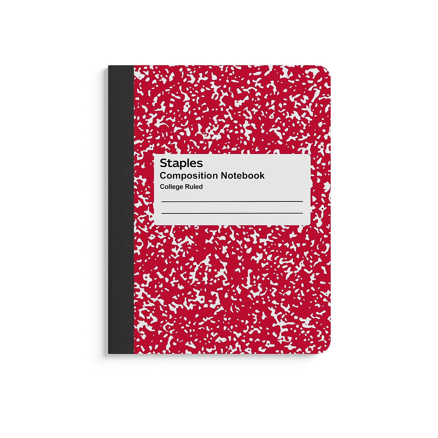 Staples 100 Sheet College Ruled Composition Notebook
