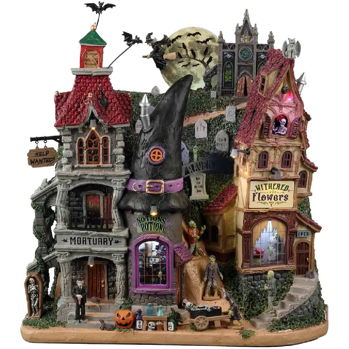 Lemax Spooky Town Raven Hill