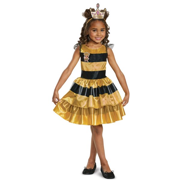 L.O.L Dolls: Queen Bee Classic Girls Costume