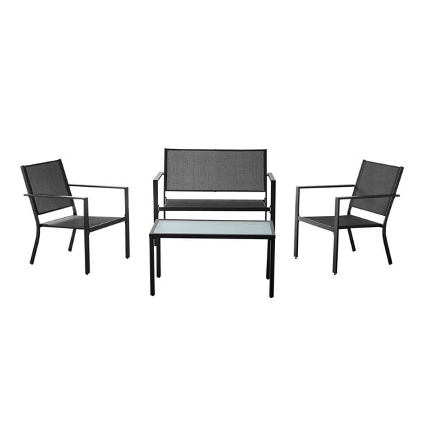 Mainstays Kingston Ridge 4-Piece Patio Conversation Set