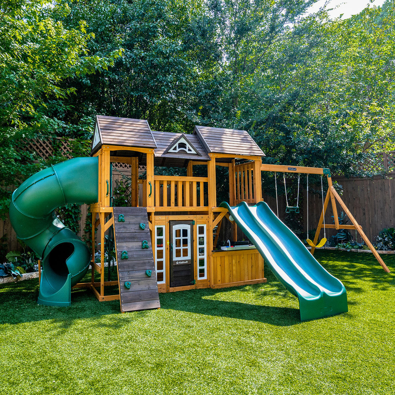 KidKraft Adventure Bend Swing Set
