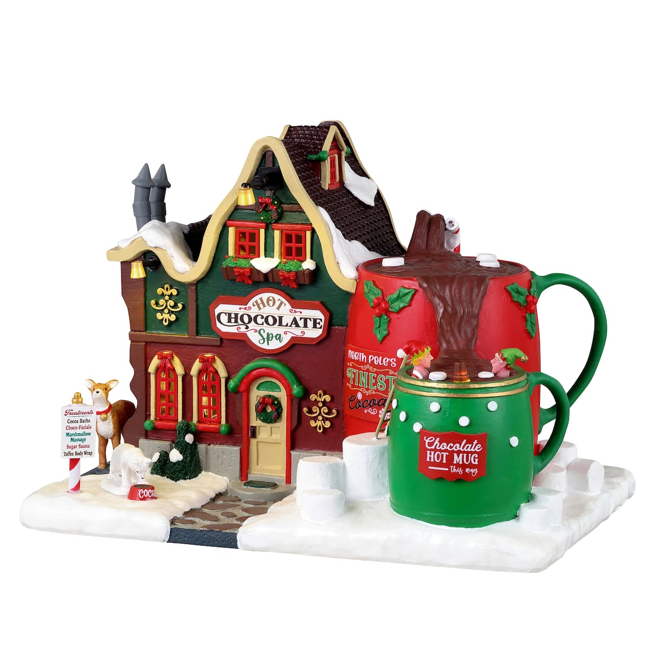 Lemax Santa's Wonderland Hot Chocolate Spa