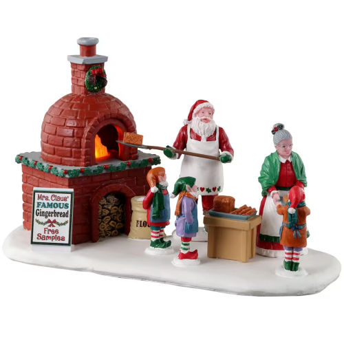 Lemax Santa's Wonderland Mrs. Claus' Gingerbread Bake