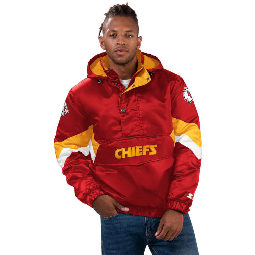 NFL Starter Men's Half Zip Breakaway Pullover