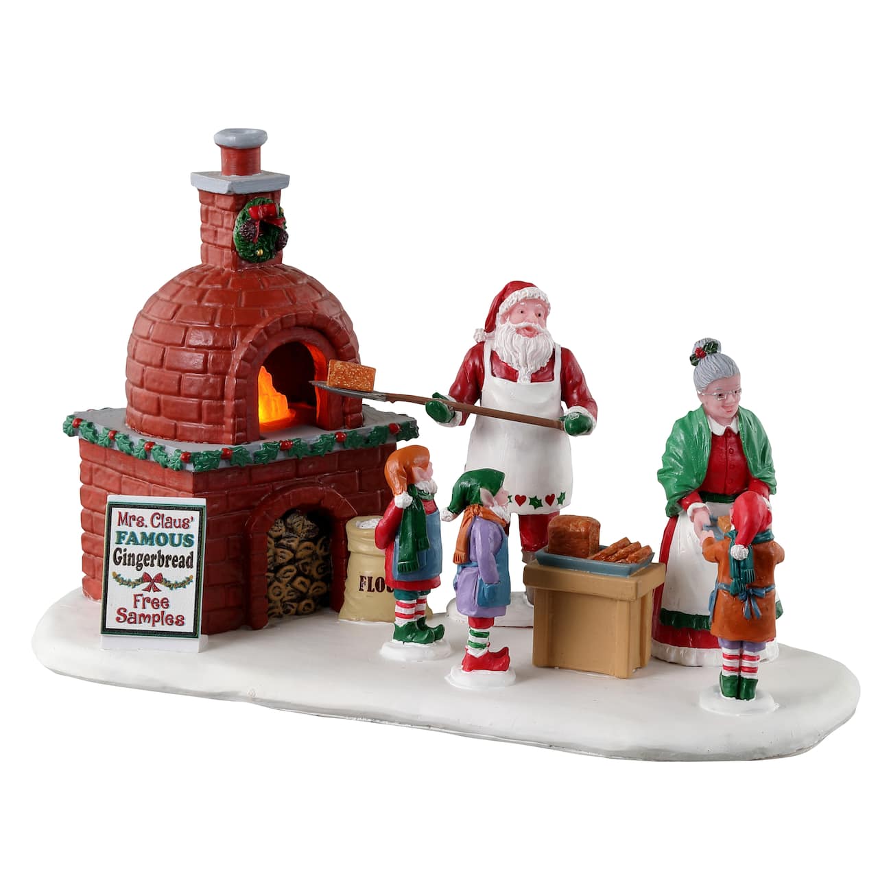 Lemax Santa's Wonderland Mrs. Claus' Gingerbread Bake