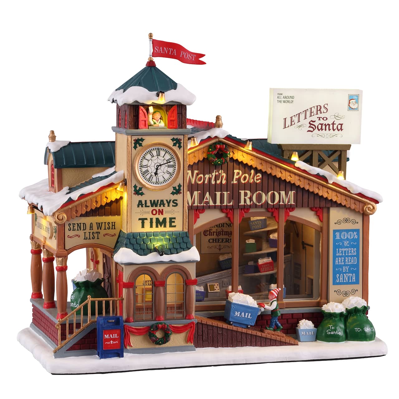 Lemax Santa's Wonderland North Pole Mail Room