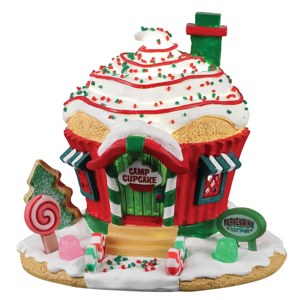 Lemax Sugar 'N Spice Peppermint Cottage