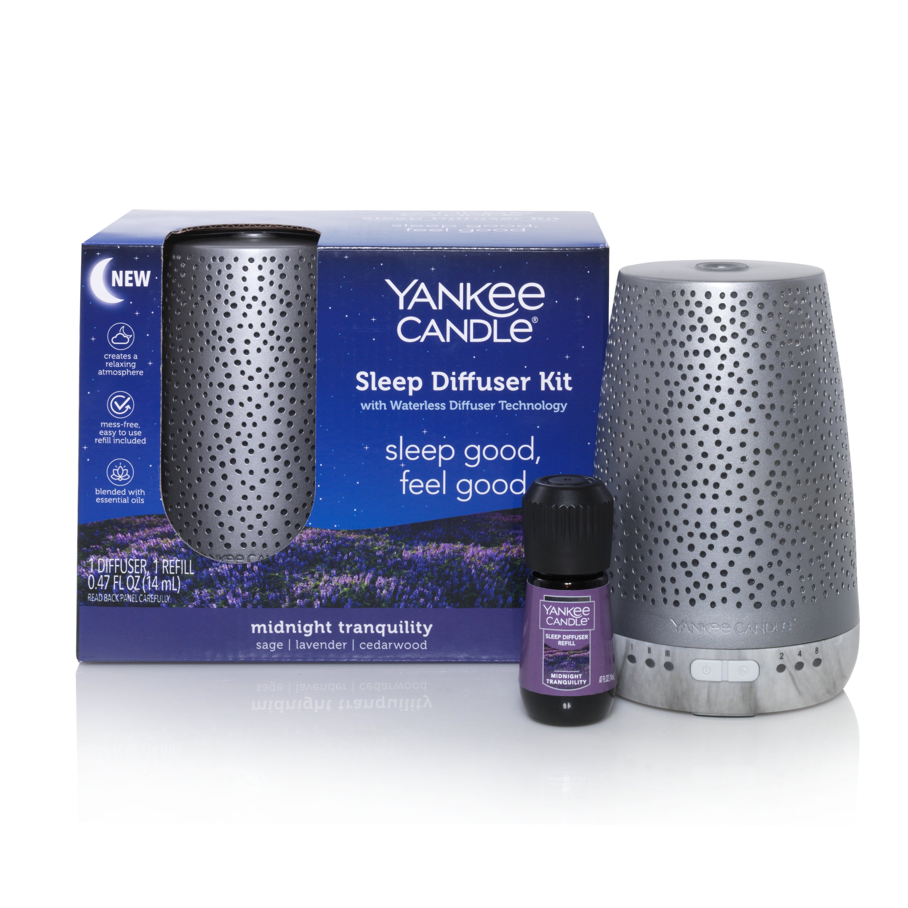 Silver Dots Sleep Diffuser Kit