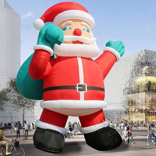 Giant 33 ft. Premium Inflatable Santa Claus Decoration