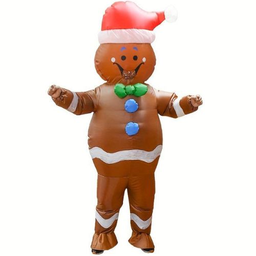 Inflatable Gingerbread Man Costume