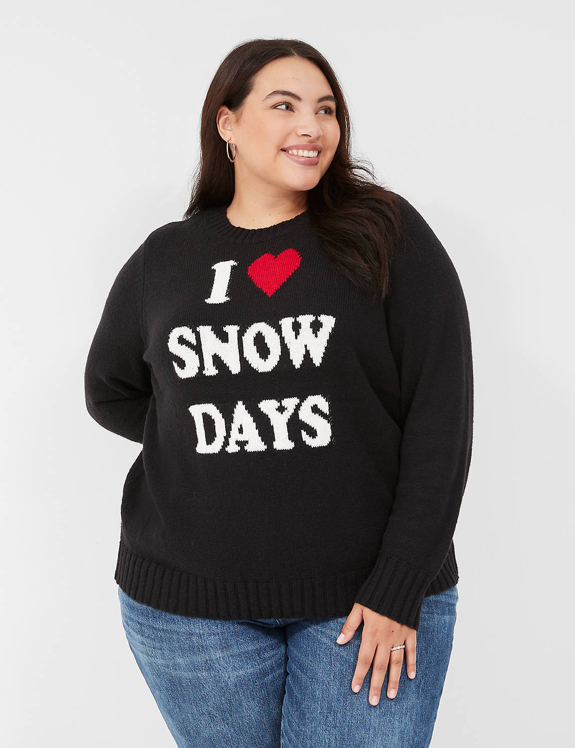 I Love Snow Days Crew-Neck Sweater