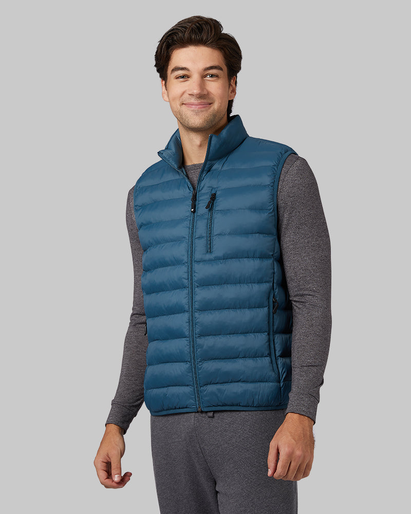 Lightweight Poly-Fill Packable Men's Vest