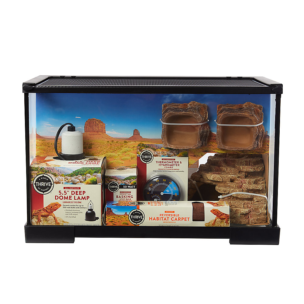 Thrive Desert Reptile 10-Gallon Essentials Tank Kit