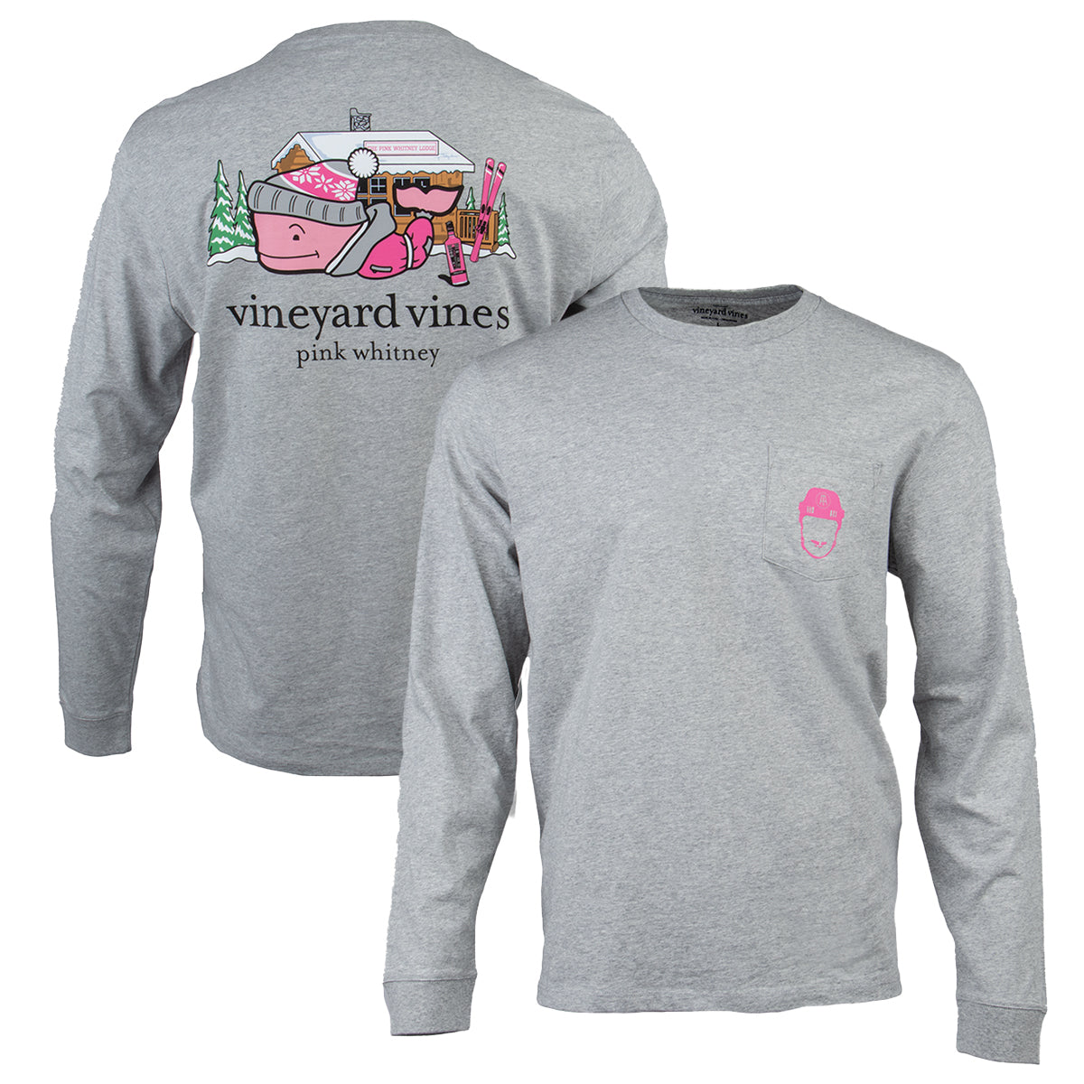 Vineyard Vines x Pink Whitney Ski Lodge Pocket T-Shirt