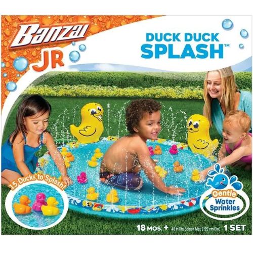 Banzai Jr. Duck Duck Splash 48 Outdoor Summer Water Play Mat