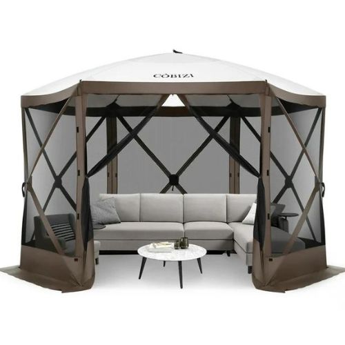 COBIZI 12'x12' Pop-up Gazebo Outdoor Camping Tent