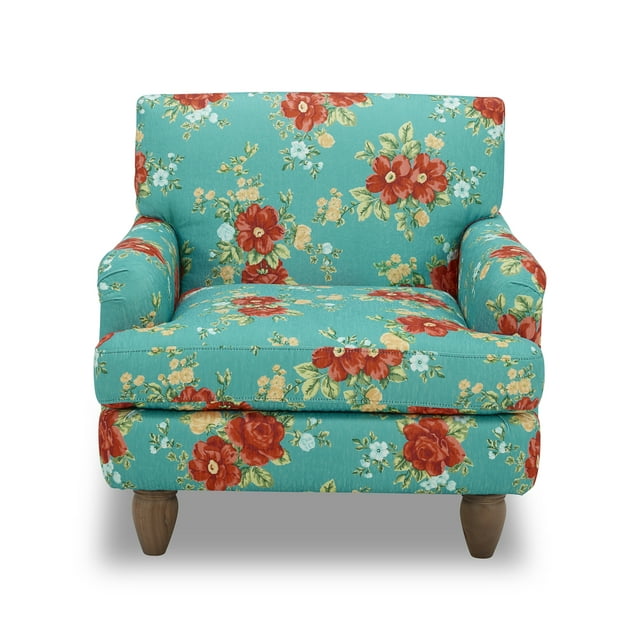 The Pioneer Woman Vintage Floral Low Back Fabric Accent Chair