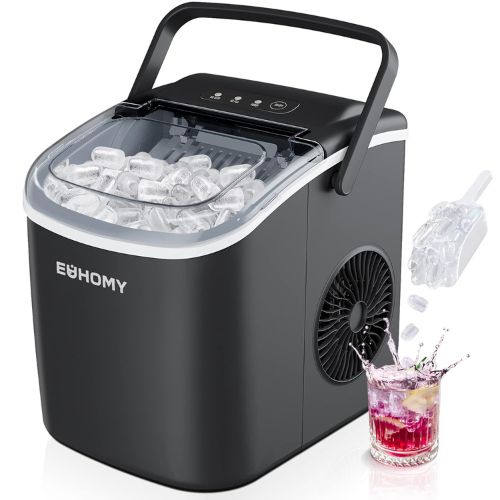 EUHOMY IM-06D-HM Countertop Ice Maker Machine