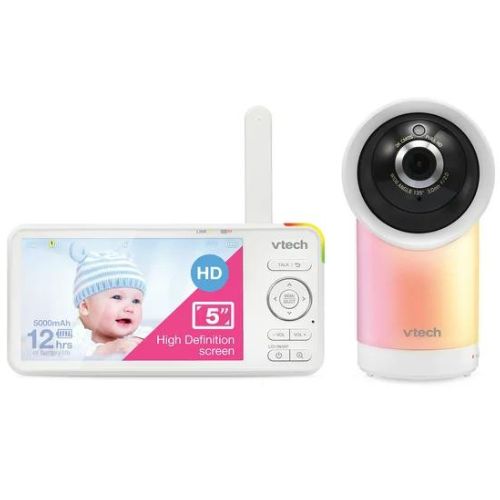 VTech RM5866HD 5-Inch Smart Wi-Fi 1080p Pan & Tilt Video Baby Monitor