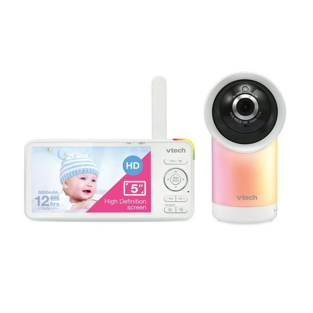 VTech RM5866HD 5-Inch Smart Wi-Fi 1080p Pan & Tilt Video Baby Monitor