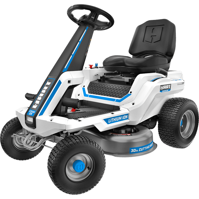 HART H80RM011 80-Volt 30-inch Deck Lithium-Ion Riding Lawn Mower