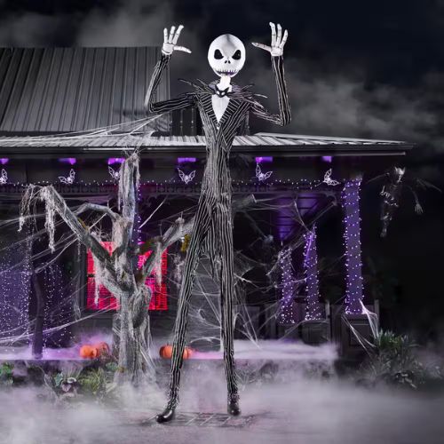 Disney Giant Sized Animated Jack Skellington Outdoor Decoration