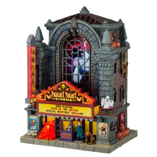 Lemax Spooky Town Fright Night Cinema