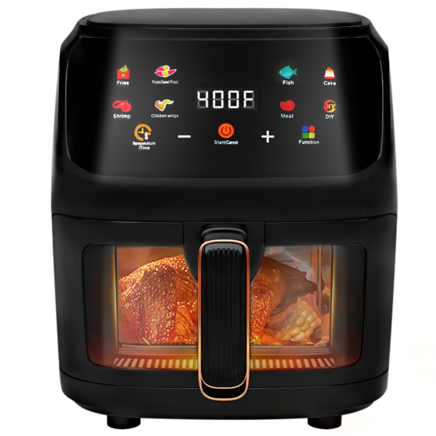 Bluebow Air Fryer 7.5-Quart 8-in-1 Digital Touchscreen Air Fryer