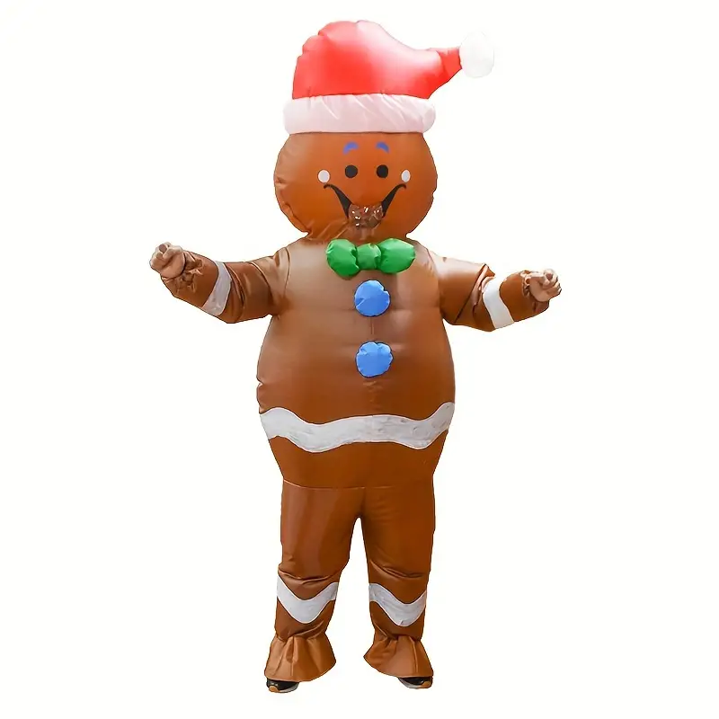 Inflatable Gingerbread Man Costume