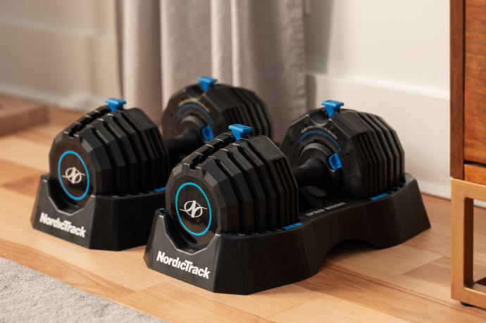 NordicTrack Select-A-Weight 55 Lb. Dumbbell Set