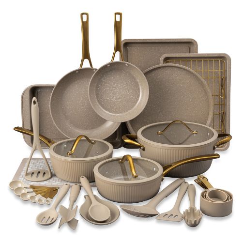 Thyme & Table 32-Piece Non-Stick Cookware & Bakeware Set