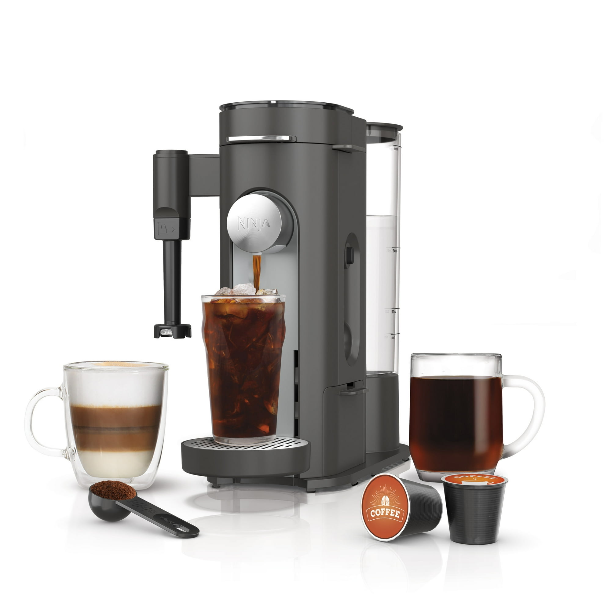 Ninja PB050 Single Serve Pods & Grounds Specialty Coffee Brewer