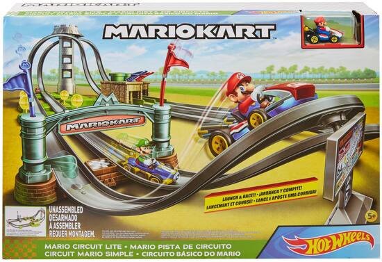 Hot Wheels Mario Kart Circuit Lite Track Set
