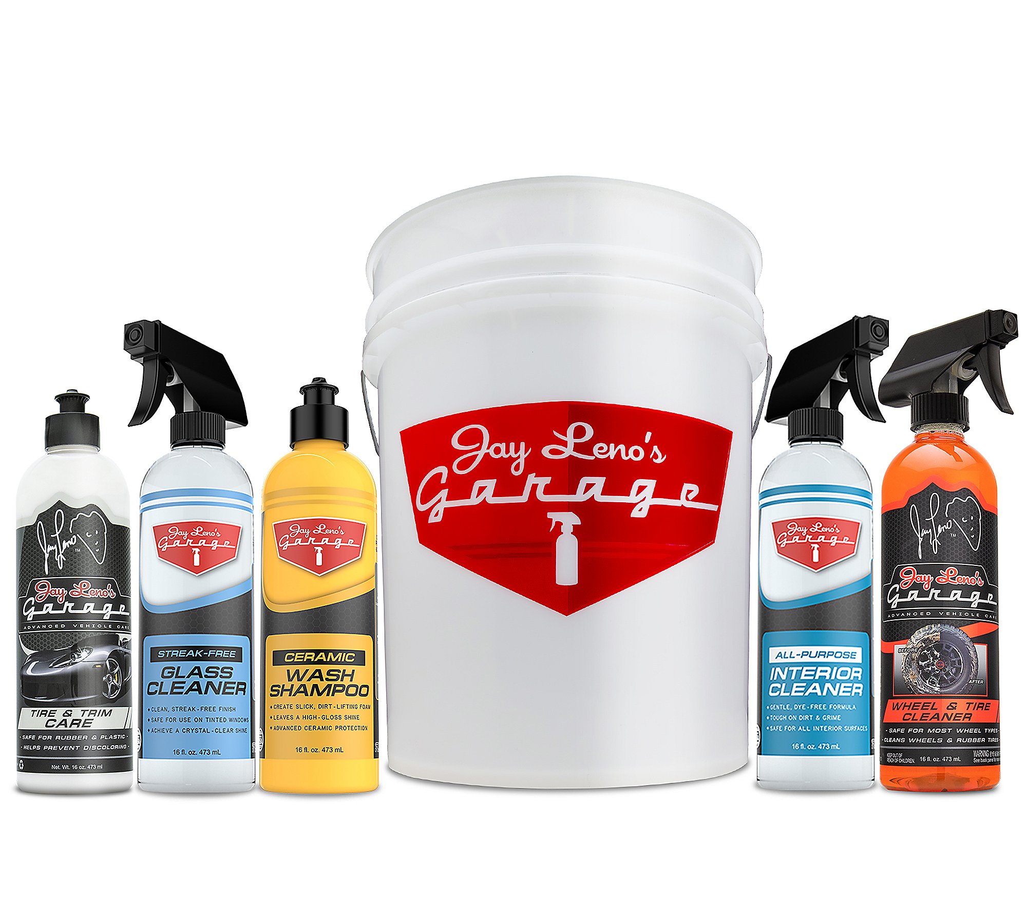 Jay Leno's Garage 6-Piece Car Essentials Kit
