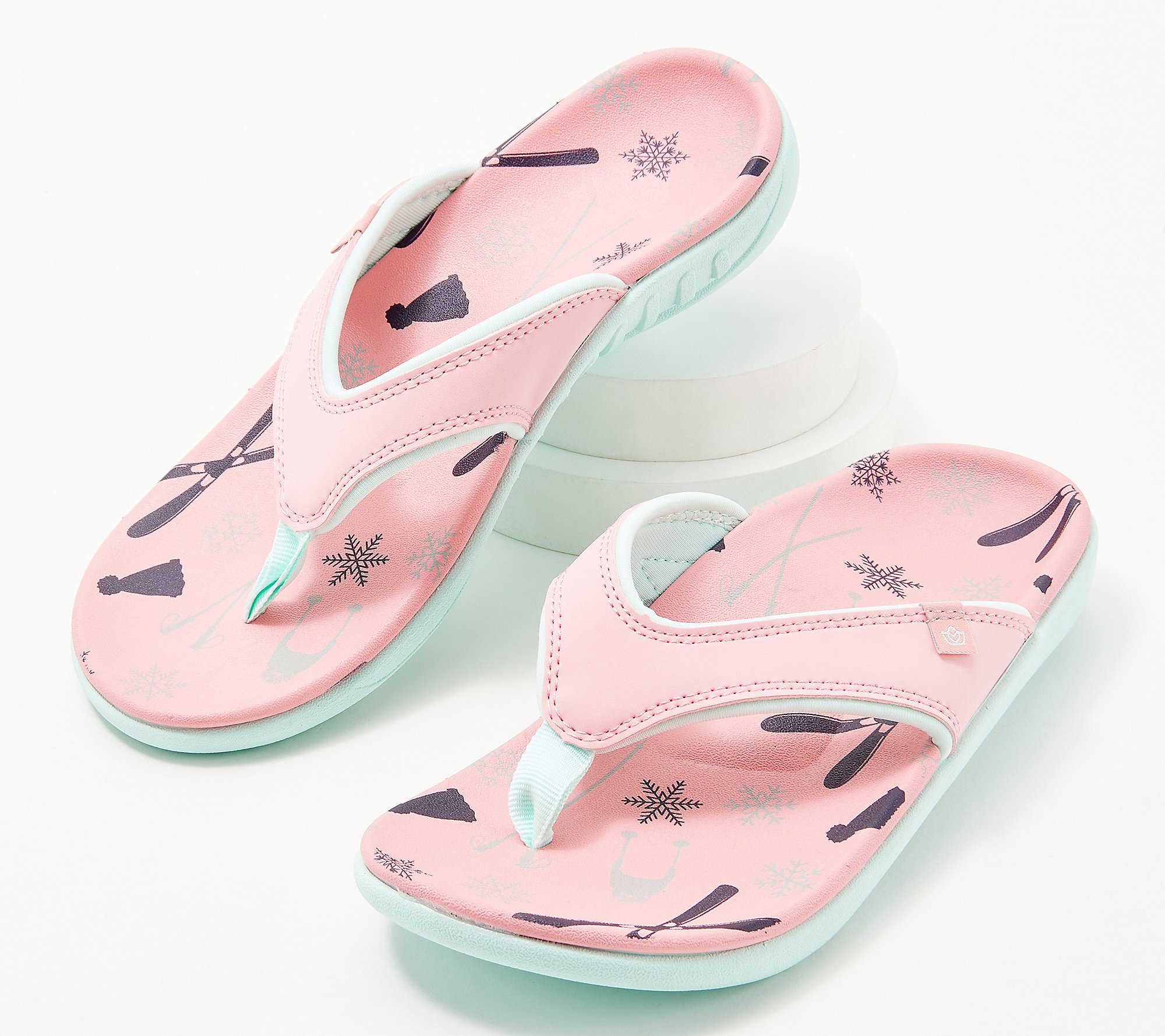 Spenco Yumi Wanderlust Orthotic Women's Thong Sandals (Light Pink)