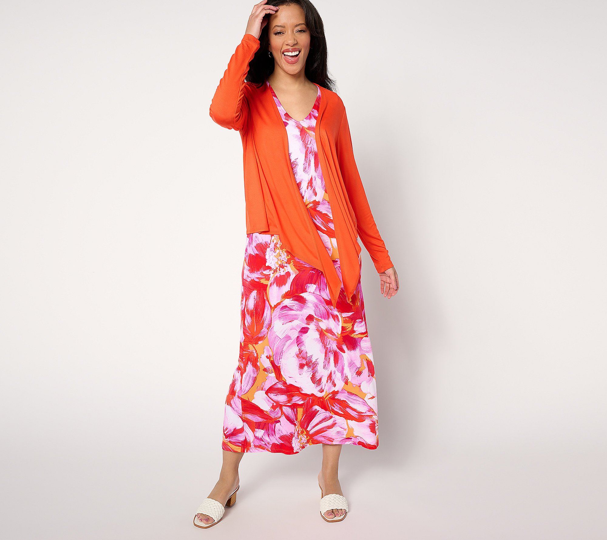 Belle by Kim Gravel Better Together Dress and Shrug Set