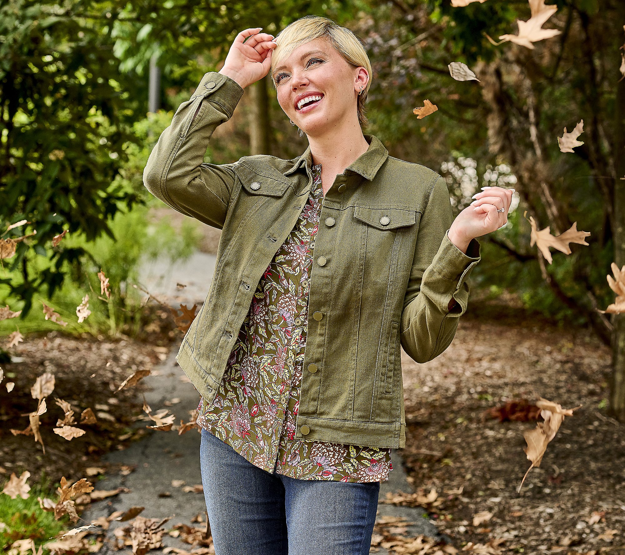 Belle by Kim Gravel Twill Jacket