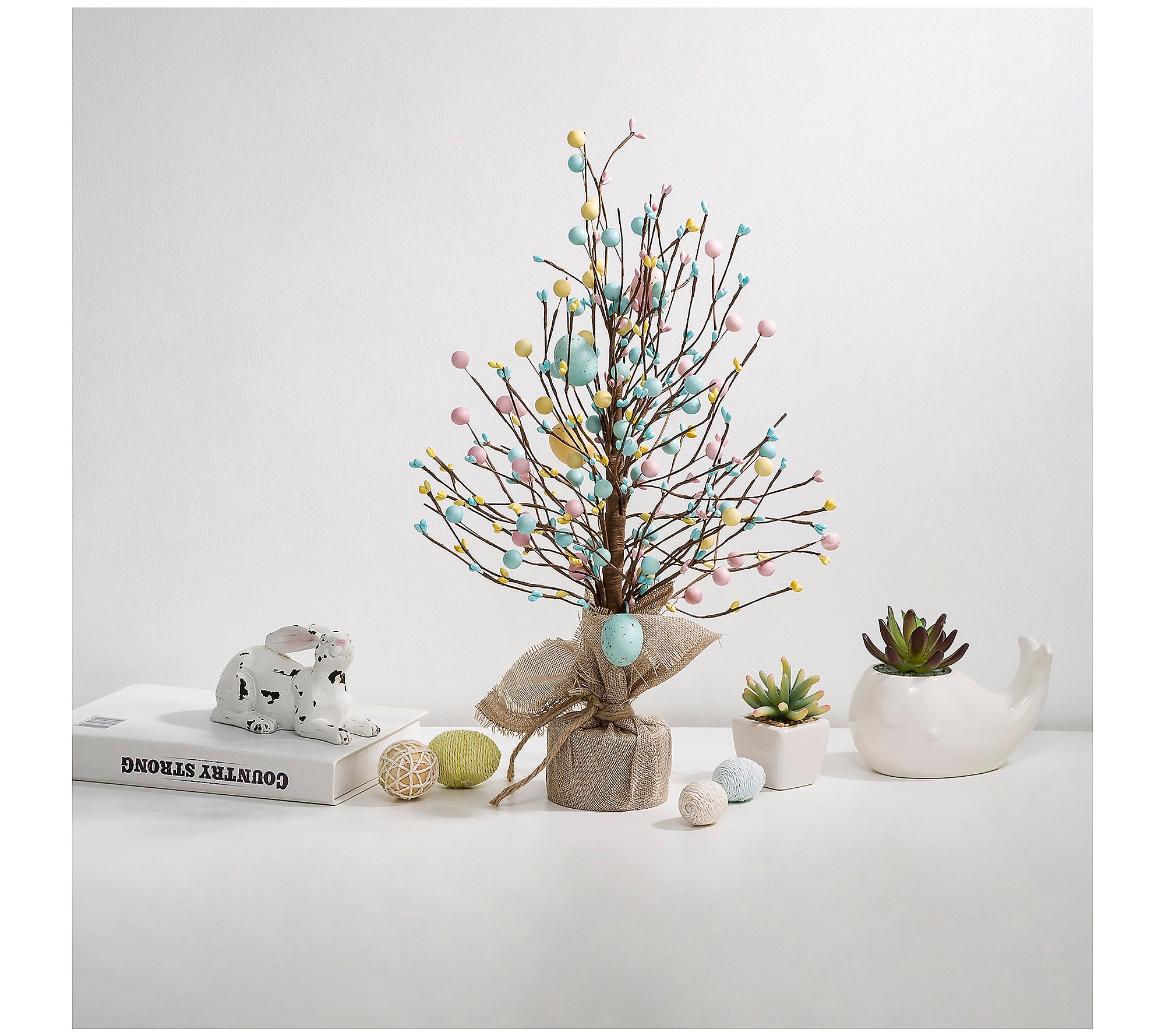 Glitzhome Easter Egg Table Top Tree